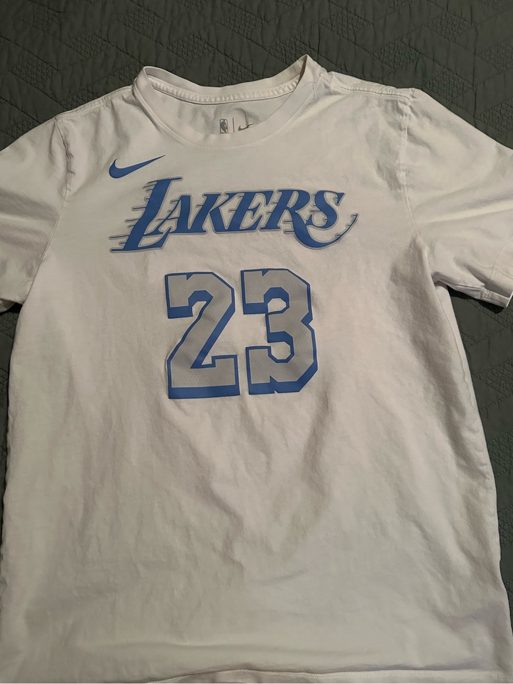 LeBron James Los Angeles Lakers Nike NBA City Edition 2020 T-Shirt